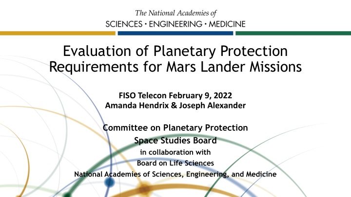evaluation of planetary protection requirements