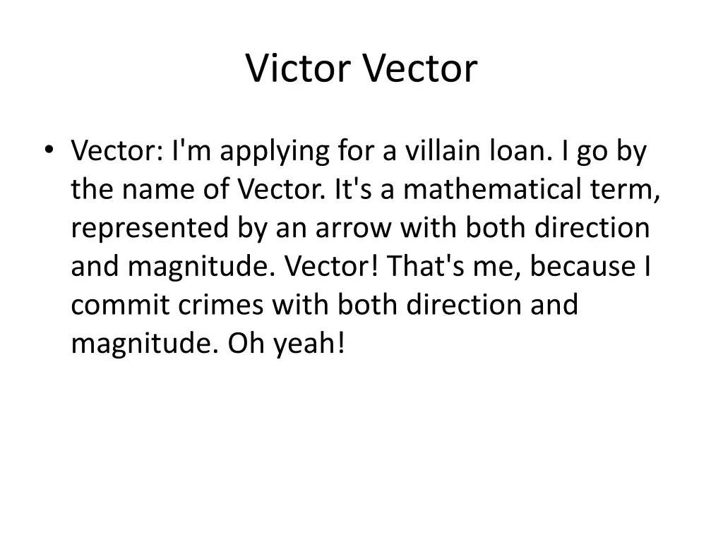 victor vector