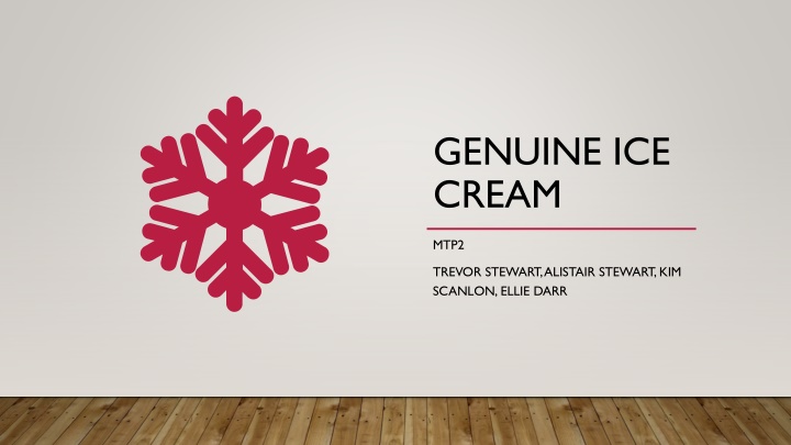 genuine ice cream
