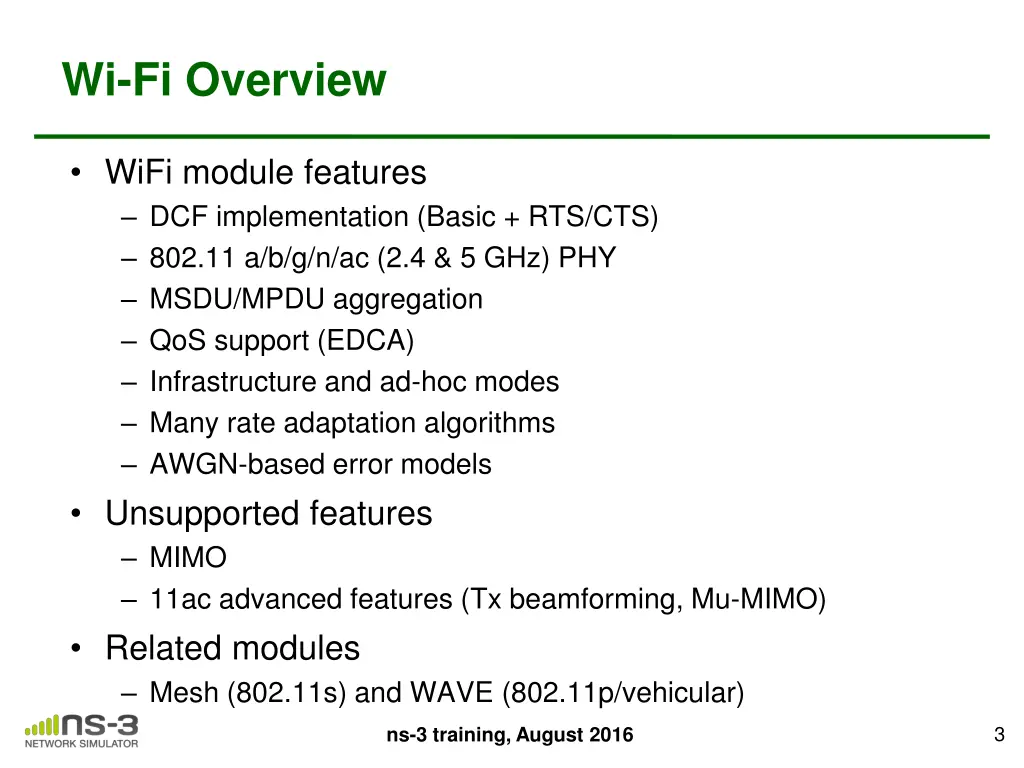 wi fi overview