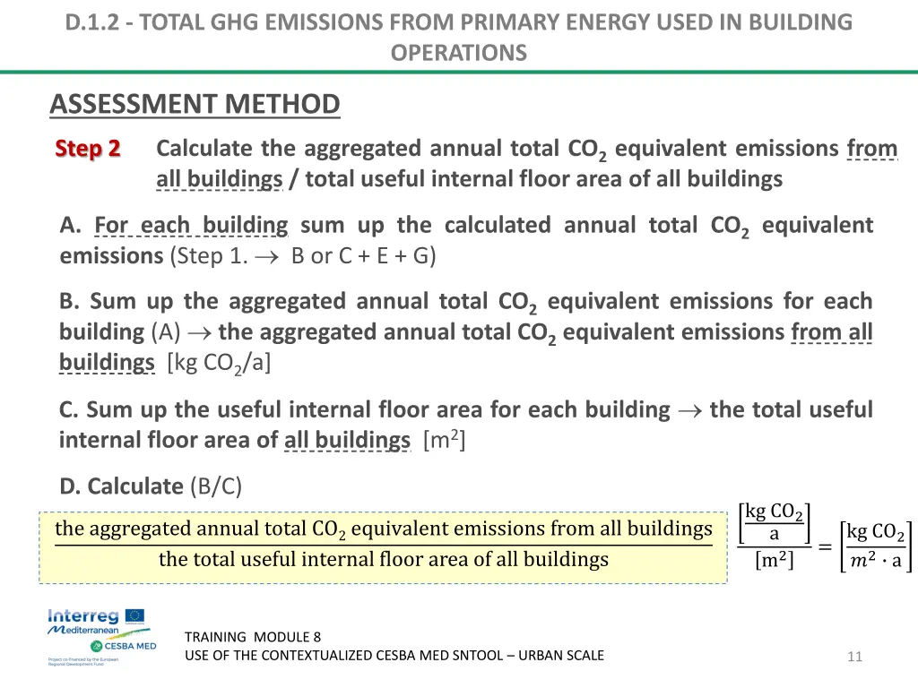 d 1 2 total ghg emissions from primary energy 9