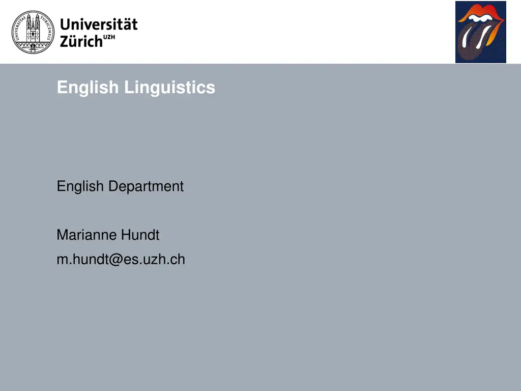 english linguistics
