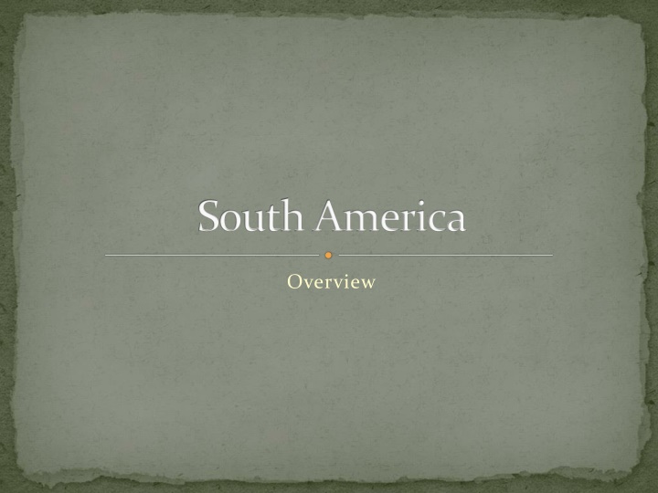 south america