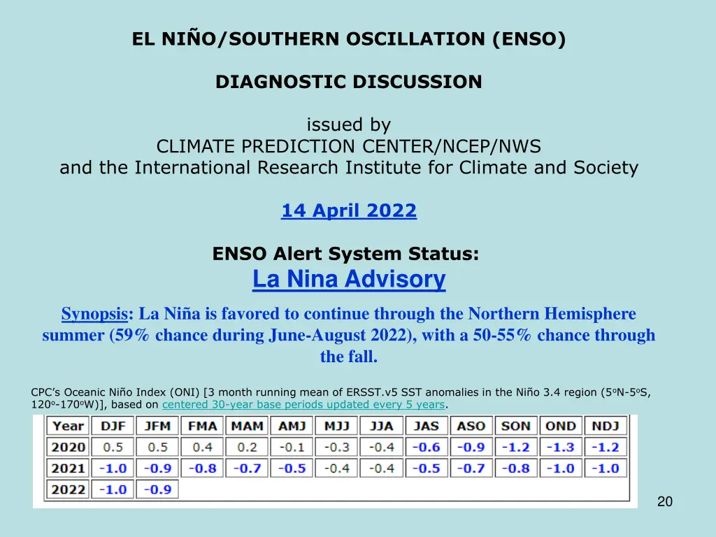 el ni o southern oscillation enso