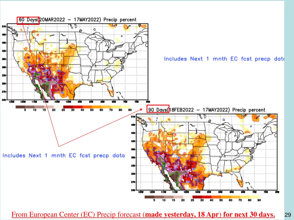 from european center ec precip forecast made 2