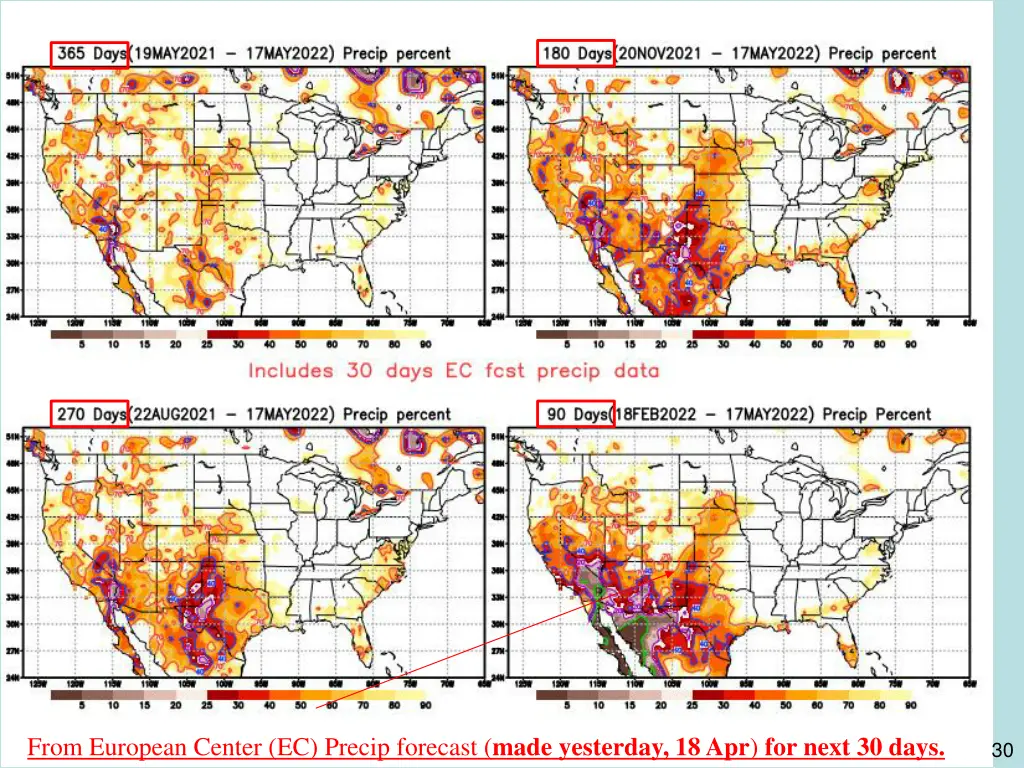 from european center ec precip forecast made 3