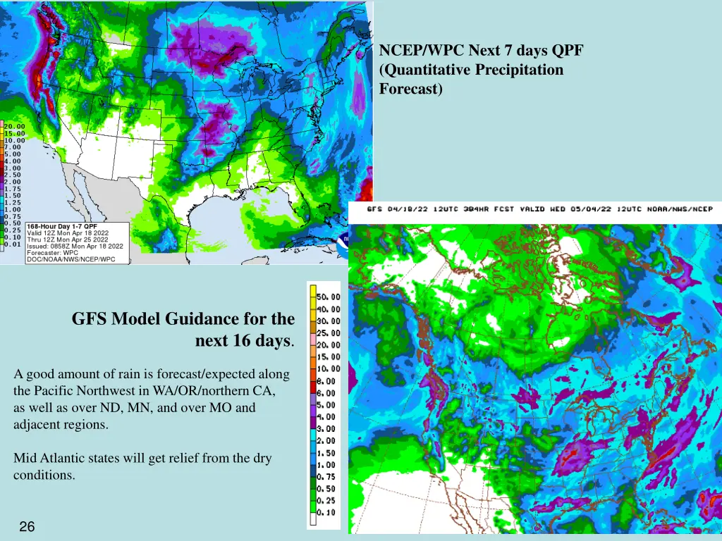 ncep wpc next 7 days qpf quantitative