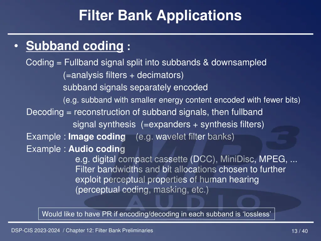 filter bank applications 1