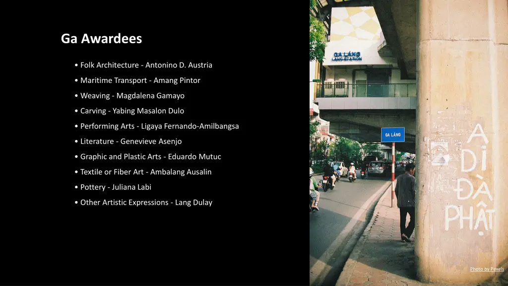 ga awardees