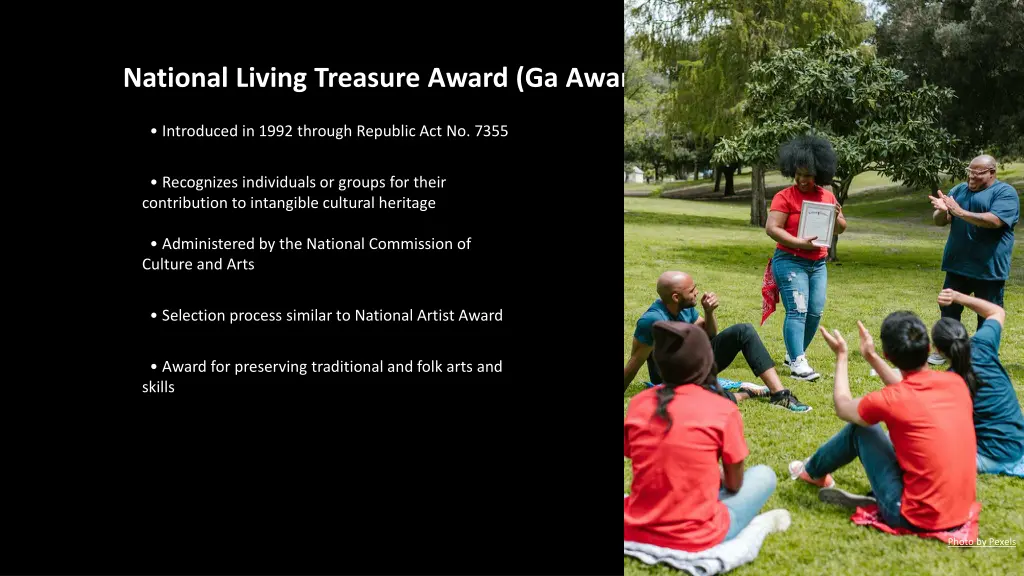 national living treasure award ga award