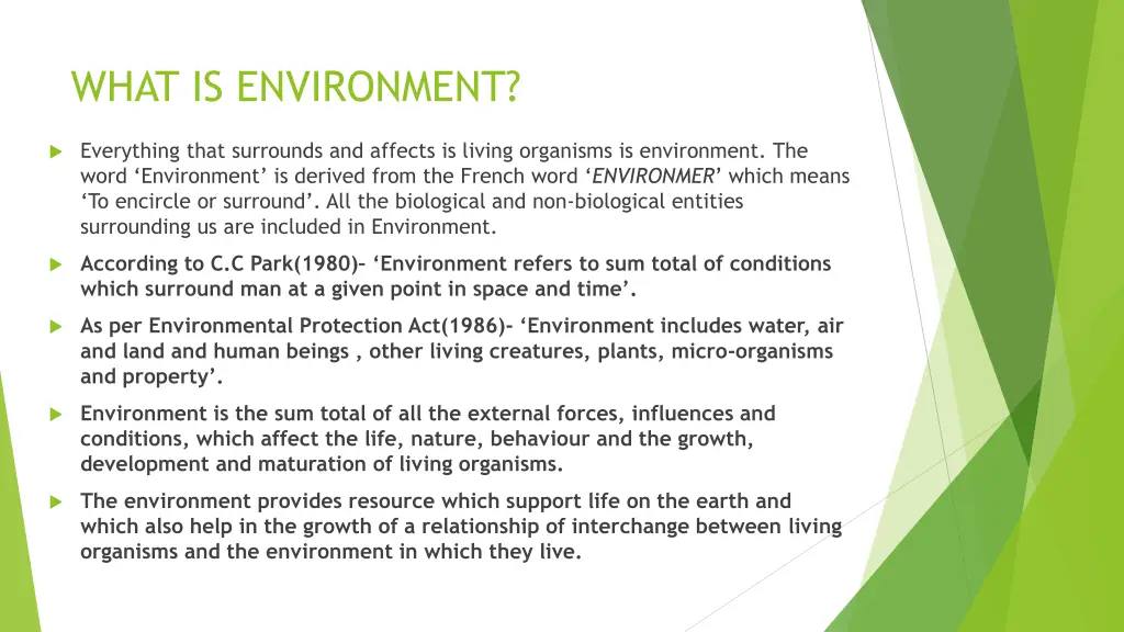 what is environment