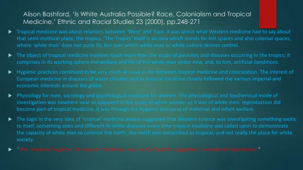 alison bashford is white australia possible race