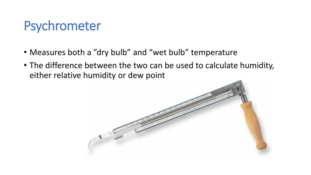 psychrometer psychrometer
