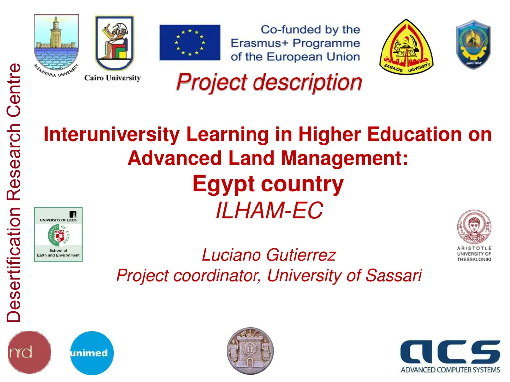 desertification research centre