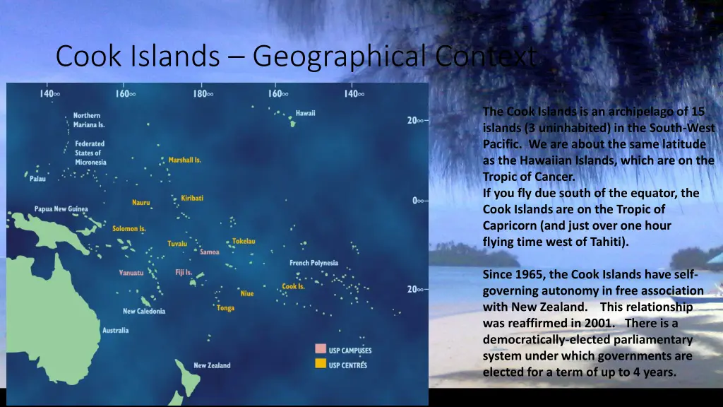 cook islands geographical context