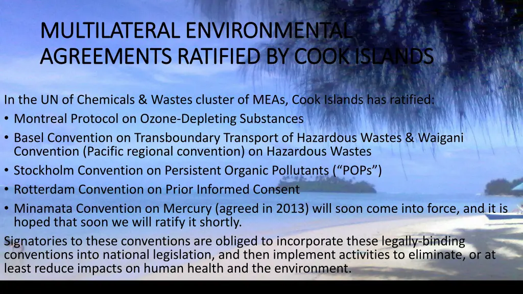 multilateral environmental multilateral