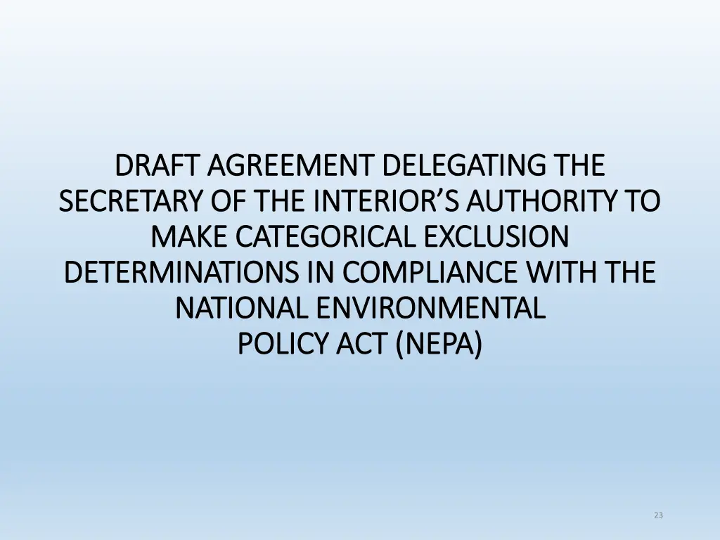 draft agreement delegating the draft agreement
