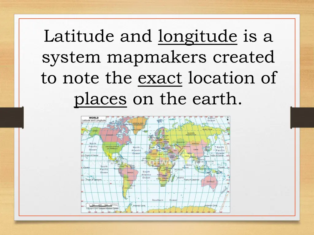 latitude and longitude is a system mapmakers