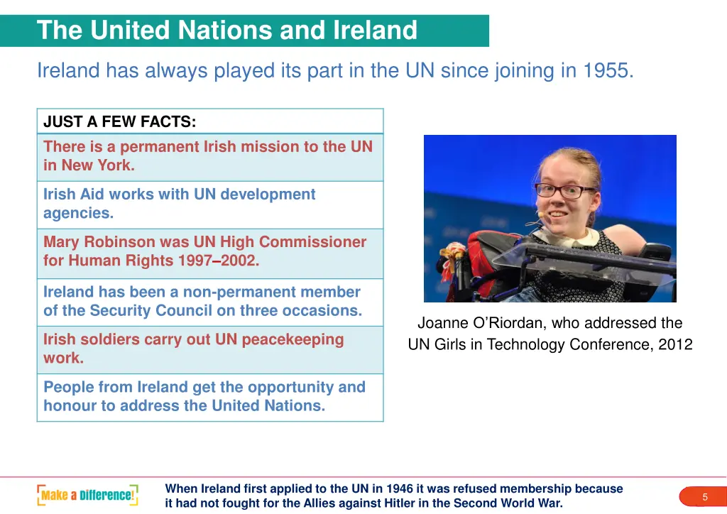 the united nations and ireland