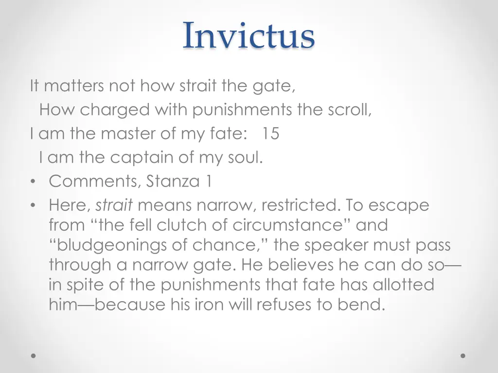 invictus 1