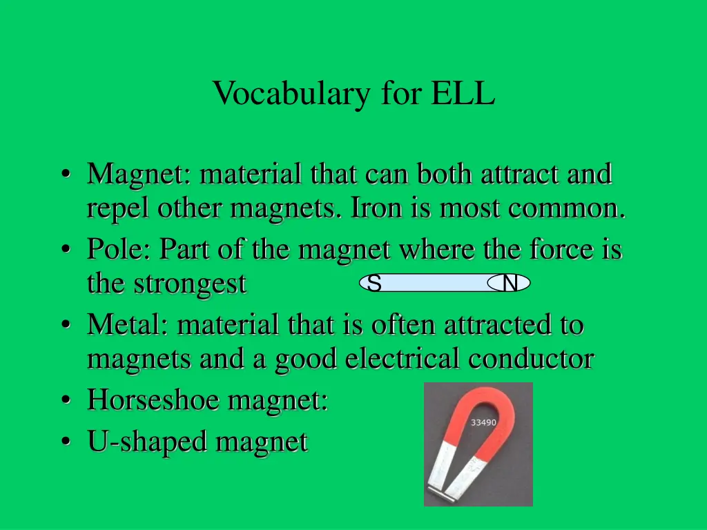 vocabulary for ell