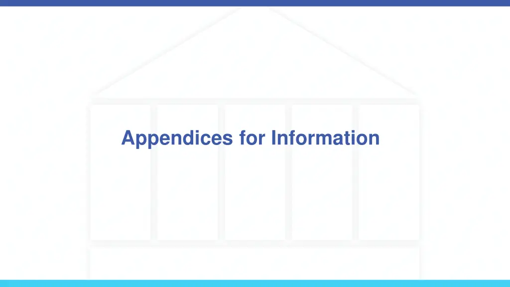 appendices for information