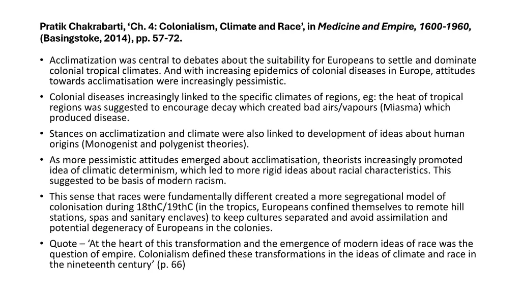 pratik chakrabarti ch 4 colonialism climate