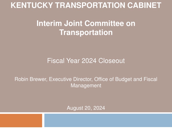 kentucky transportation cabinet