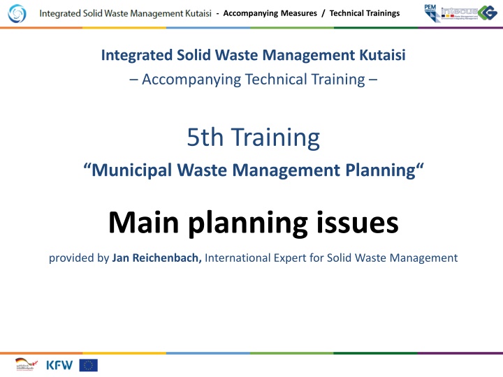 accompanying measures technical trainings