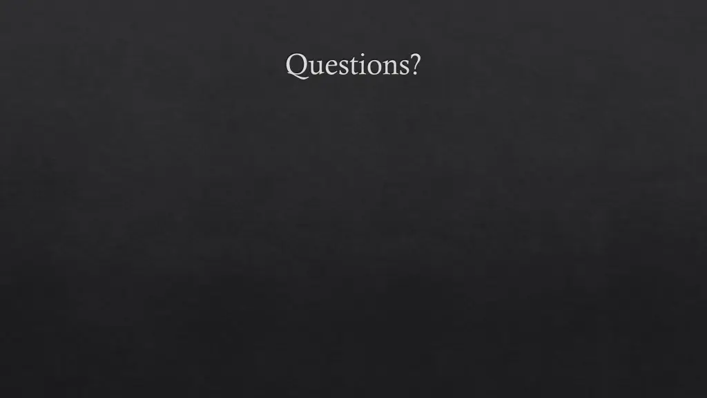 questions