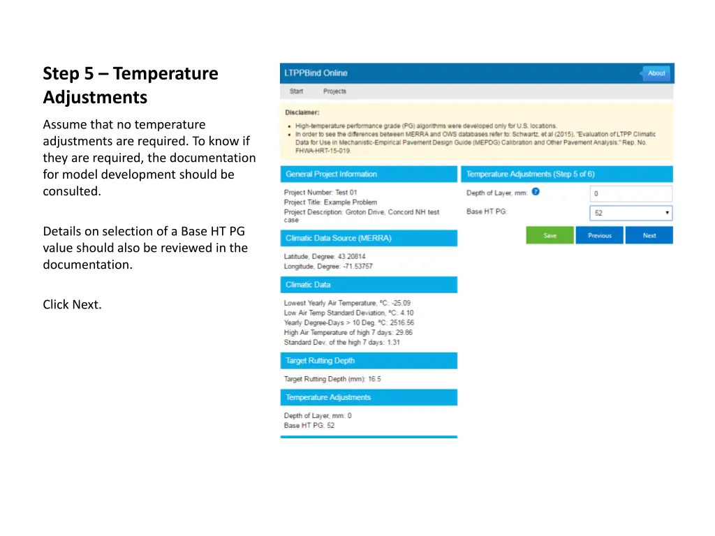 step 5 temperature adjustments
