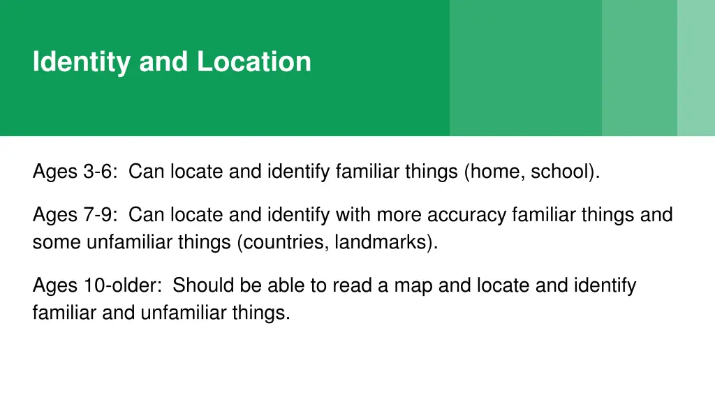 identity and location