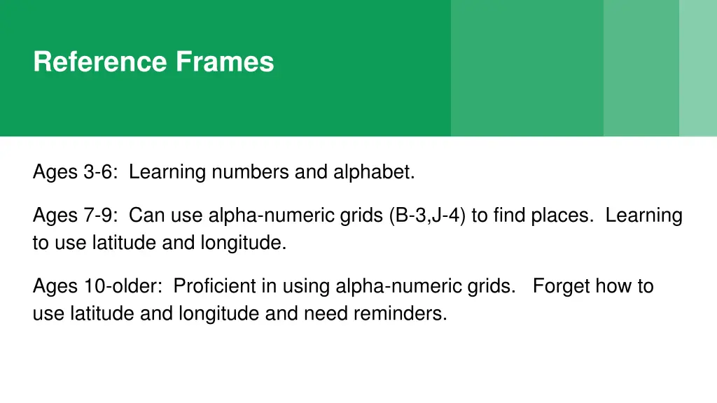 reference frames