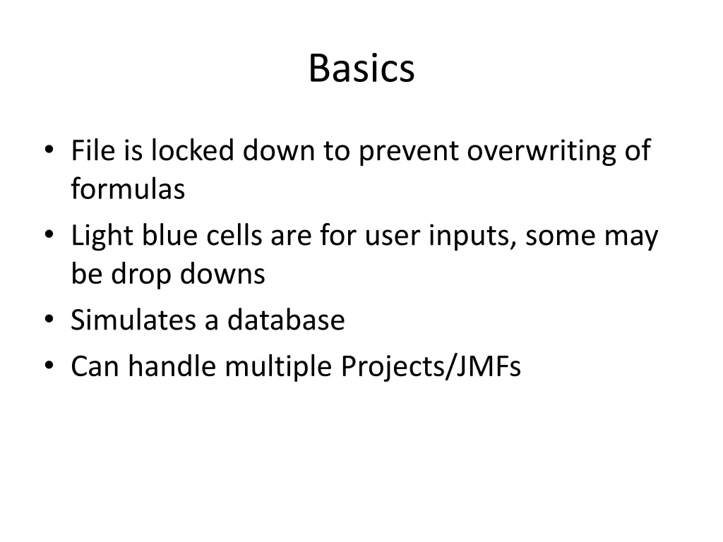 basics