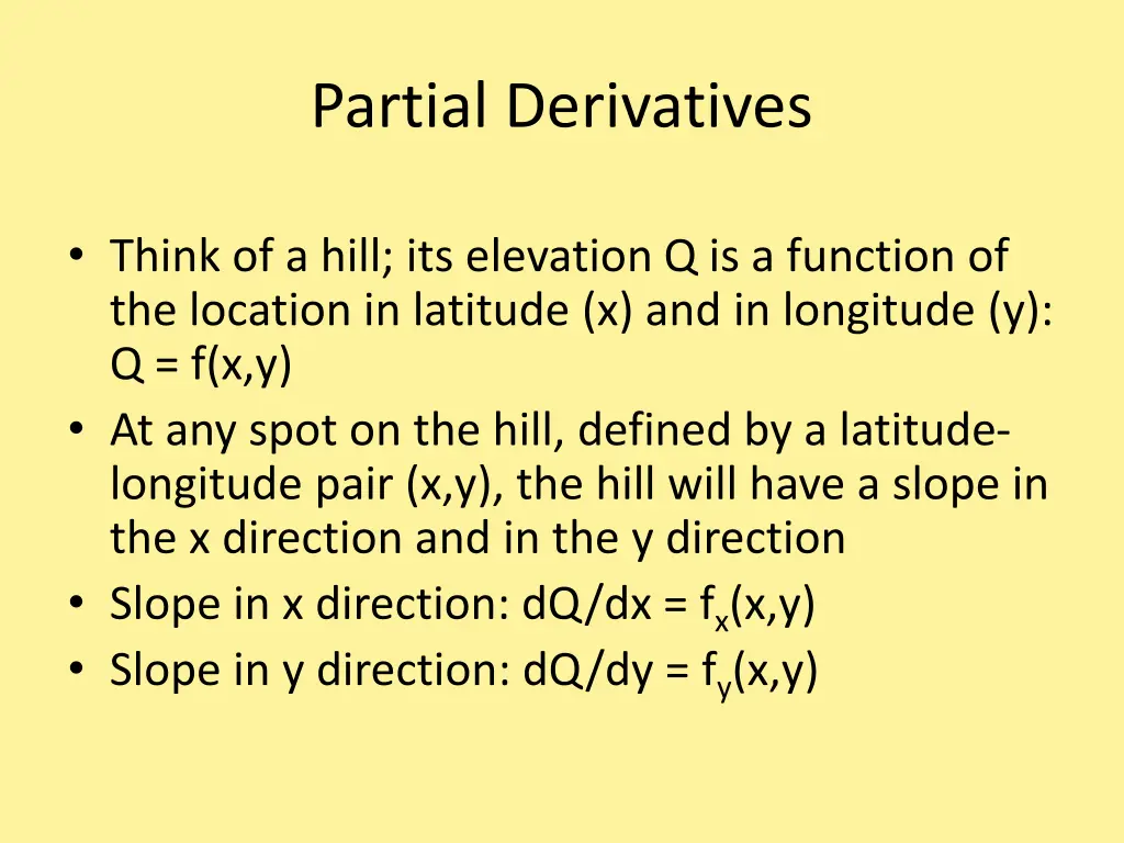 partial derivatives 1