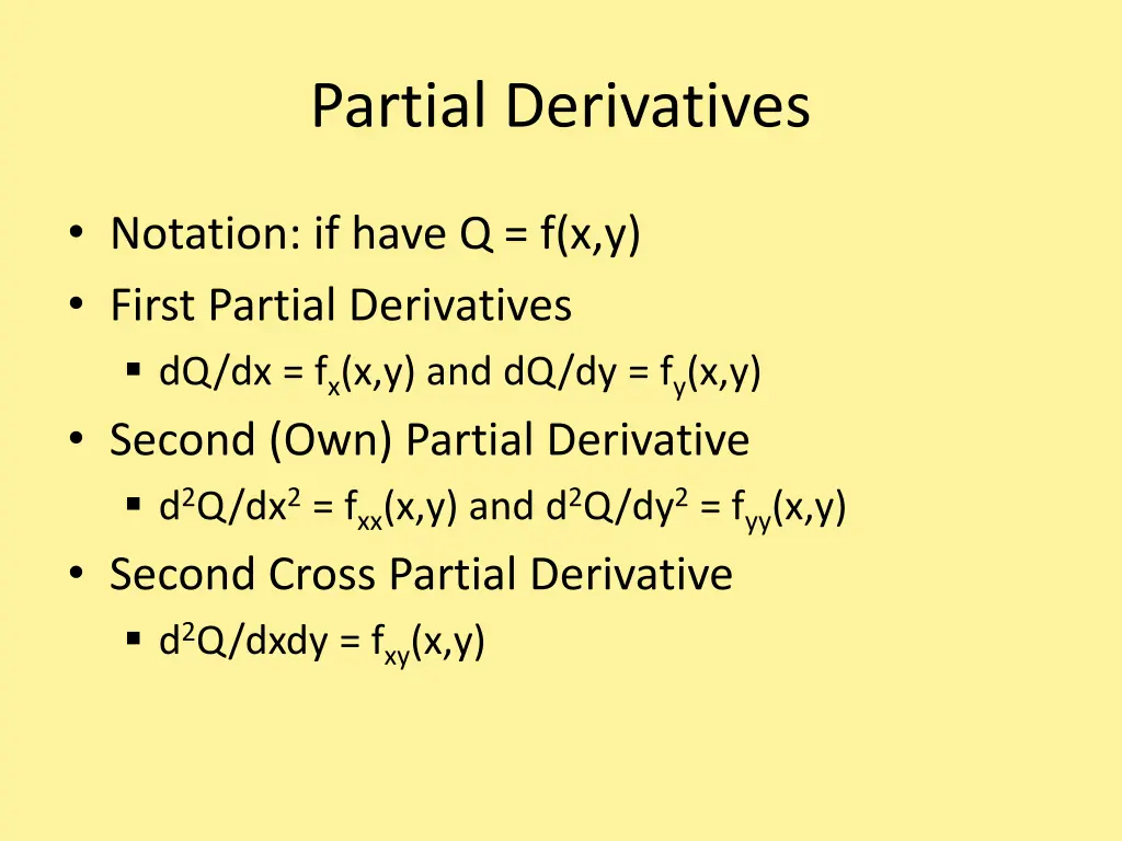 partial derivatives 2