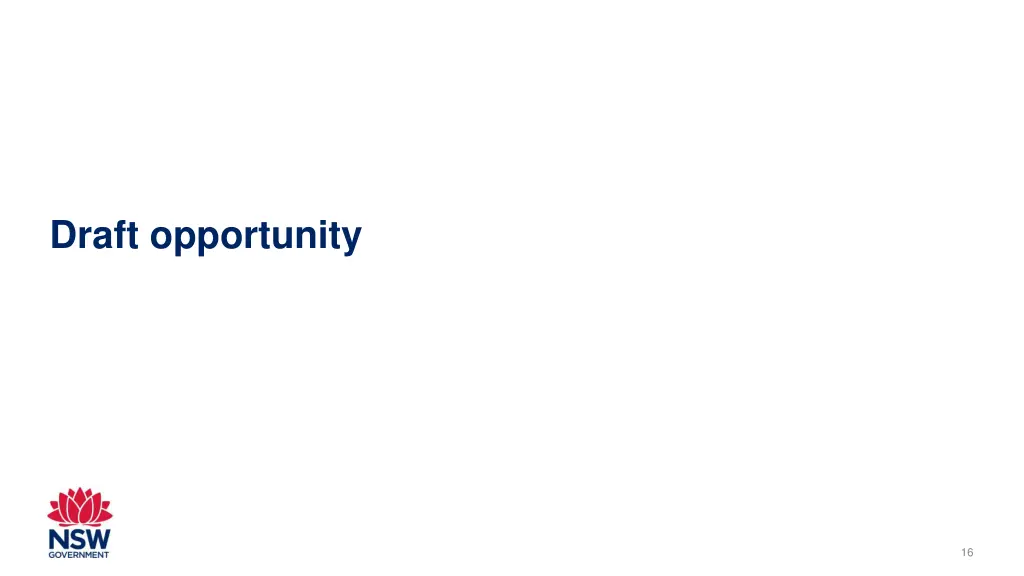 draft opportunity