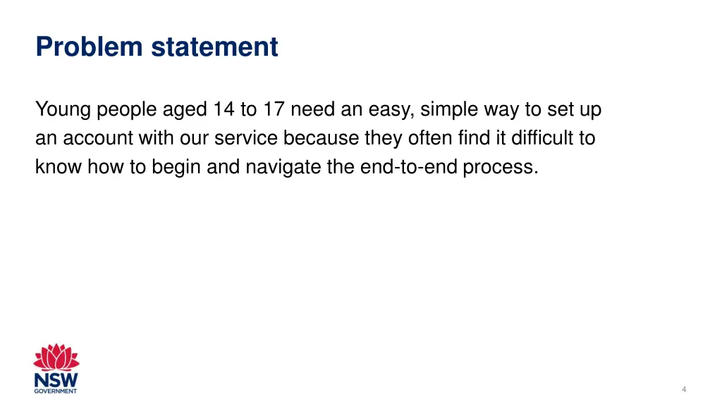 problem statement