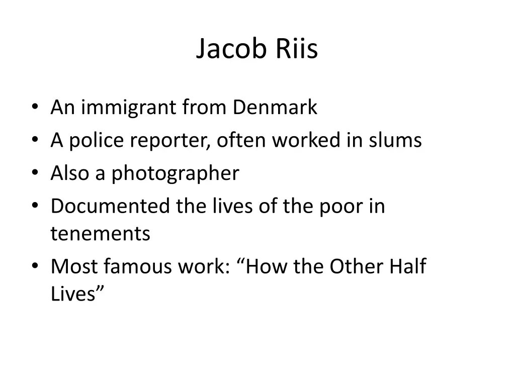 jacob riis