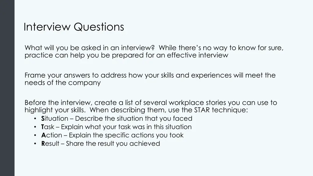 interview questions