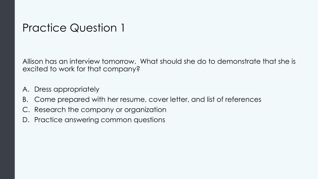 practice question 1