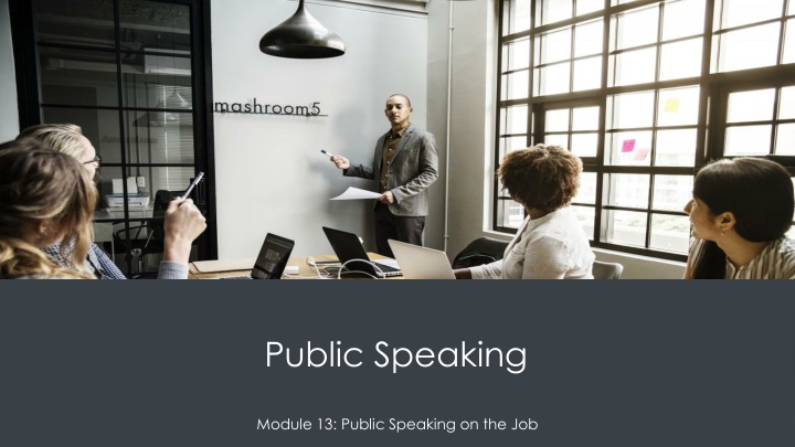 public speaking