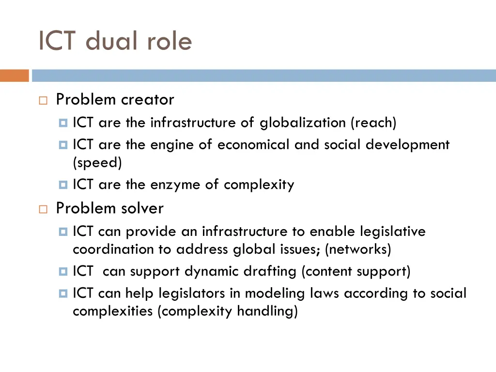 ict dual role
