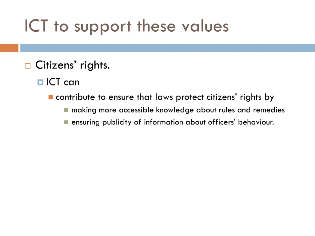 ict to support these values 2
