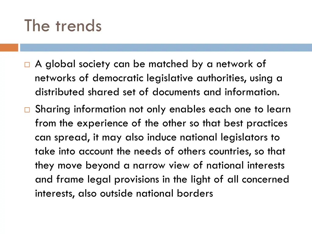 the trends 1