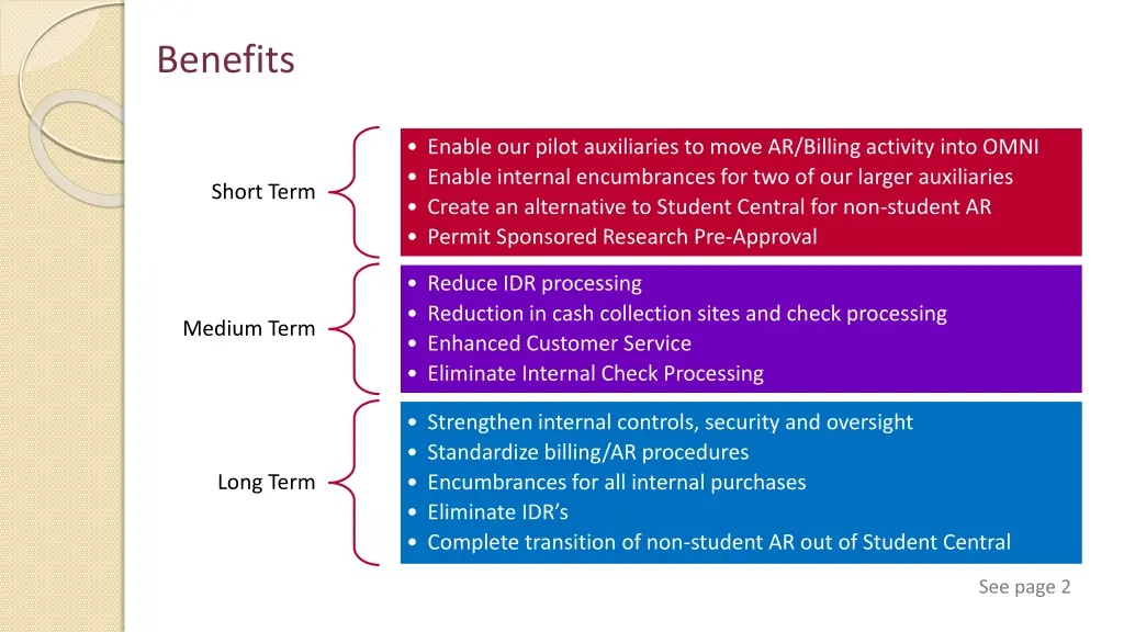 benefits