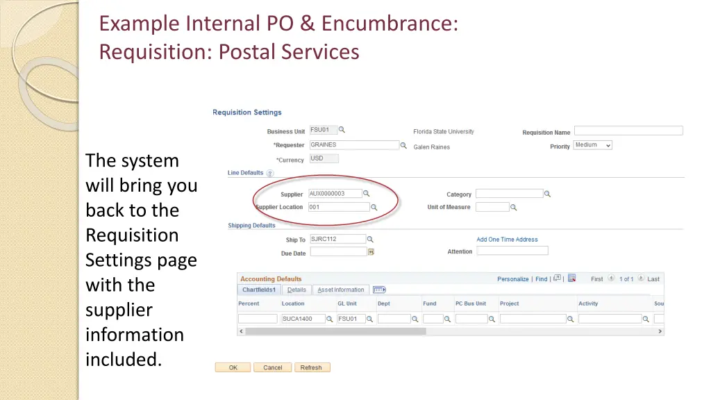 example internal po encumbrance requisition 4