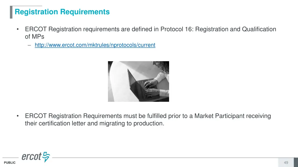 registration requirements
