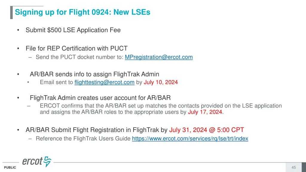 signing up for flight 0924 new lses 1