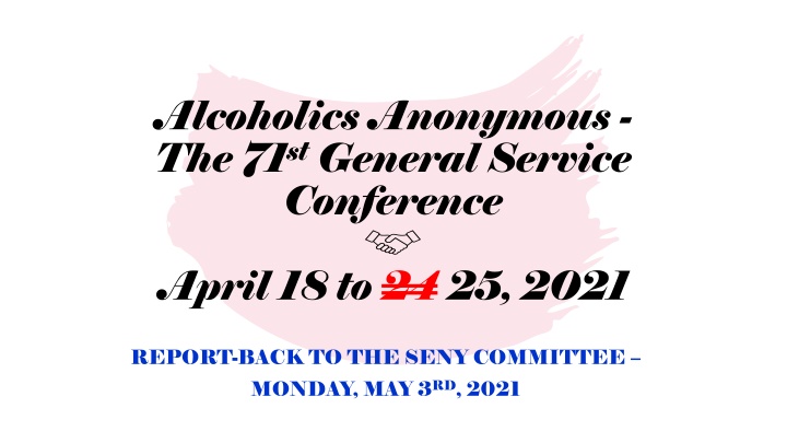alcoholics anonymous the 71 st general service